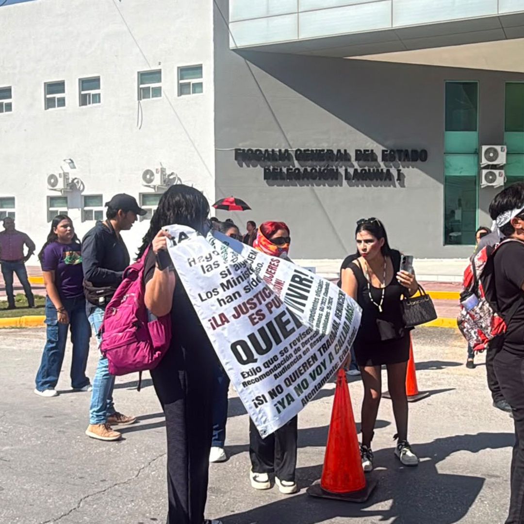 Familiares se Manifiestan para Exigir Justicia por Feminicidio de Nora Cecilia en Torreón